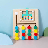Wooden Early Learning Color Matching Game for Kids | Shinymarch
