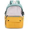 Solid Color Stitching Backpack