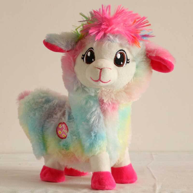 Rainbow Interactive Singing & Dancing Electric Alpaca Birthday Gifts for Kids Girls | Shinymarch