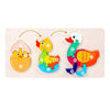 Wooden Little Animals Growing Puzzle for Kids between 1-4 years old | Shinymarch®