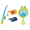 Magnet Baby Bath Fishing Toys - Wind-up Swimming Whales Bathtub Toy Fishing Game, Water Tub Toys Set with Fishing Pole & Net for Toddler Kids 3 4 5 6 Years Old | Shinymarch®