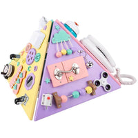 Wooden Pyramid Montessori Toy Center for Kids | Shinymarch