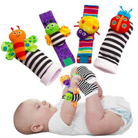 Baby Infant Rattle Socks Toys 3-6 to 12 Months Girl Boy Learning Toy | Shinymarch