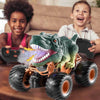 Remote Control Dinosaur Car, 2.4Ghz RC Truck for Toddlers, Electric Hobby RC Car Toys with Light & Sound Spray Birthday Gift for 3 4 5 6 7 8 Year olds Kids Boys Girl | Shinymarch