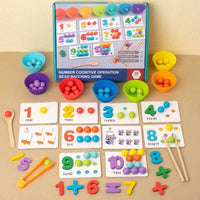 Clip Beads Arithmetic Game