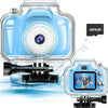 Underwater Kids Camera Toys for Kids 3-8 Boys Girls, Waterproof Kids Digital Camcorder Sports Video Camera, Toddler Kids Toys for 3 4 5 6 7 8 Year Old Birthday Gifts with 32GB SD Card | Shinymarch