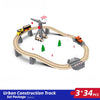 Shinymarch® Wooden Train Set, Wooden Train Set with Battery Operated Train & Wooden Tracks -fits Thomas, fits Brio, fits Chuggington, fits Melissa and Other Major Brands- Kids Toys for 3+ Years Old Boys & Girls | Shinymarch