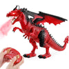 Remote Control Fire-breathing Dragon Toy for Kids 3-8, 20'' Walking RC Dragon with Swinging Wings, Shaking Head, Roaring, Spraying, Light Up Eyes Toys for Boys and Girls 3-12 Years Old | Shinymarch