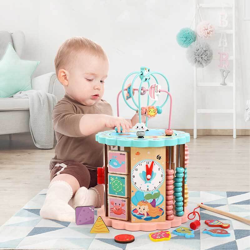 Multi-functional Wooden Toy Center | Shinymarch