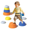 Stepping Stones for Kids, 5pcs Non-Slip Durable Balance River Stones and 3pcs Cloth Toys, Obstacle Course Coordination Game Toys for Toddler Ages 3 4 5 6 7 8, Indoor or Outdoor Play | Shinymarch