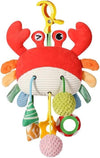 Car Seat Toys for Babies 0–12 Months – Hanging Baby Activity Toy for Car Seat, Stroller, Crib & Gym – Infant Plush Rattle with Mirror, Crinkle, Clip-On for Boys & Girls | Shinymarch